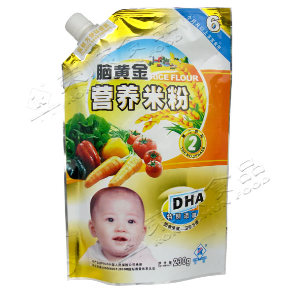 榮順230gDHA(腦黃金)營(yíng)養(yǎng)米粉2段