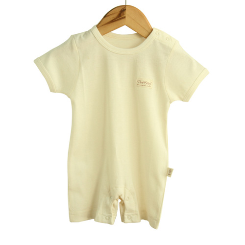 素棉寶貝有機(jī)棉寶寶哈衣爬服夏款