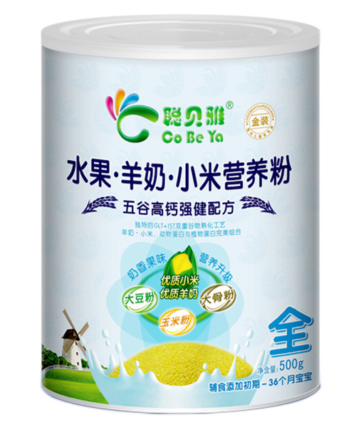 聰貝雅五谷高鈣強(qiáng)健配方小米營養(yǎng)粉