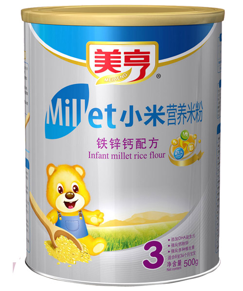 美亨小米鐵鋅鈣營(yíng)養(yǎng)米粉3段