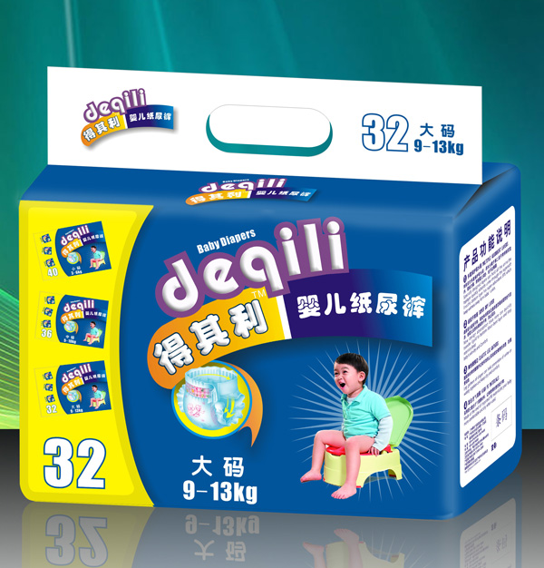 得其利嬰兒紙尿褲大碼32片