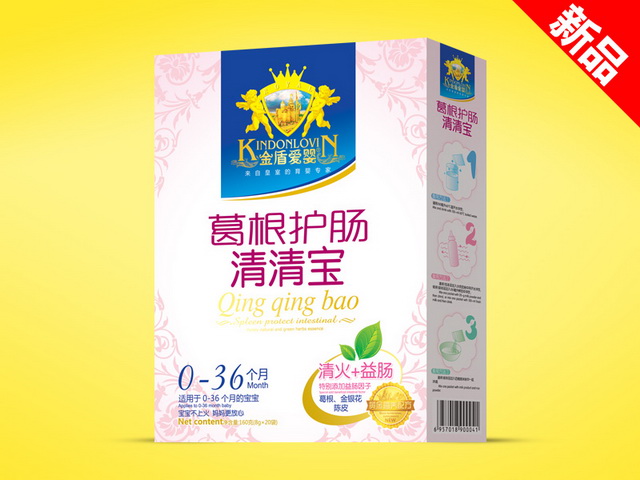 金盾愛嬰清清寶大盒-葛根護(hù)腸