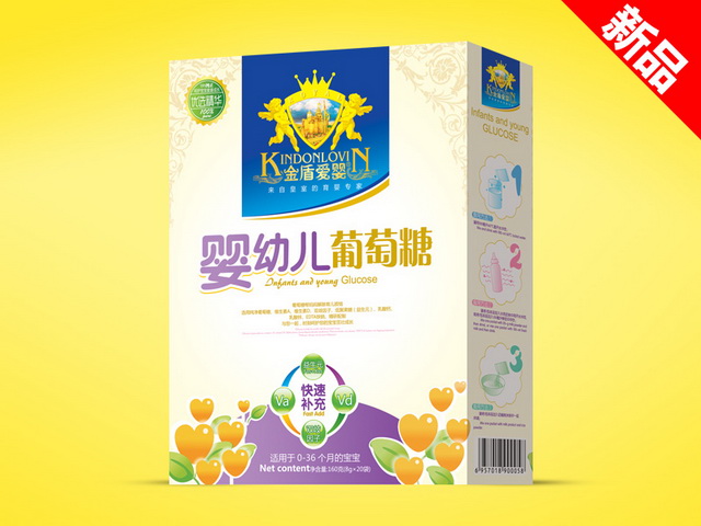 金盾愛嬰葡萄糖盒裝-嬰幼兒