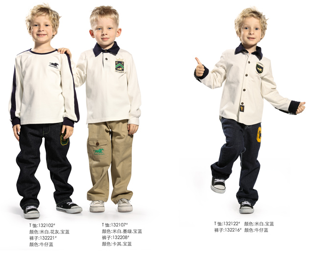 查理兄弟童裝2012新款