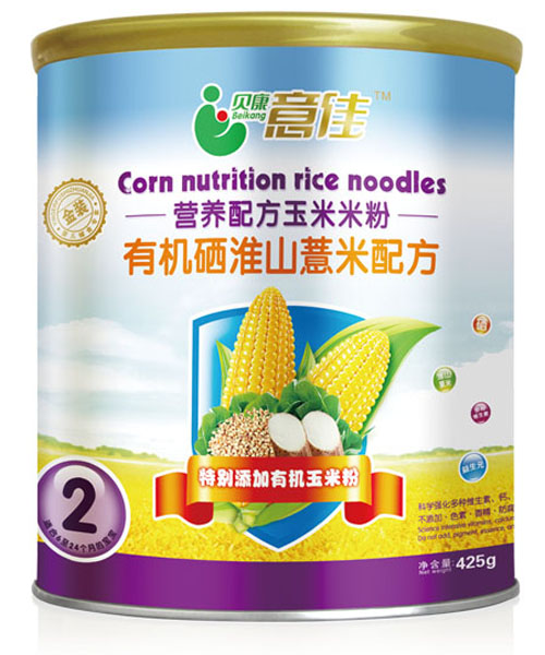 貝康意佳有機硒淮山薏米配方米粉桶裝2段