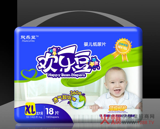 歡樂豆紙尿片超XL號