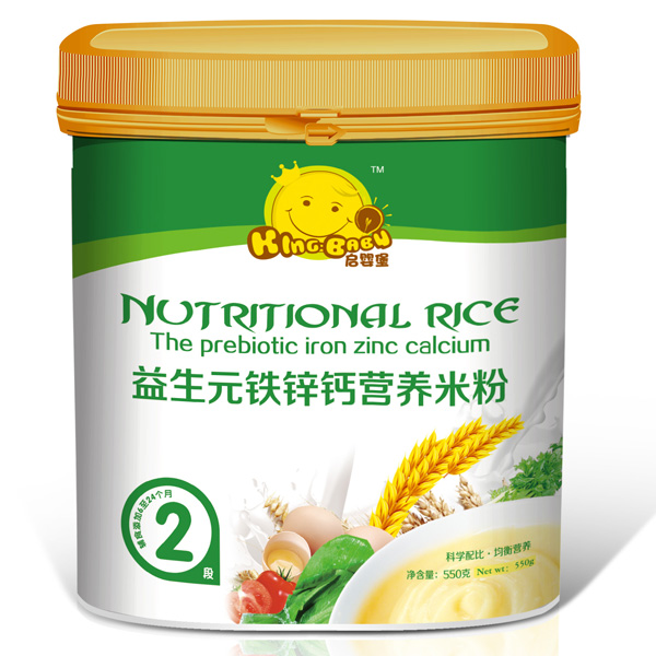 益生元鈣鐵鋅營養(yǎng)米粉2段