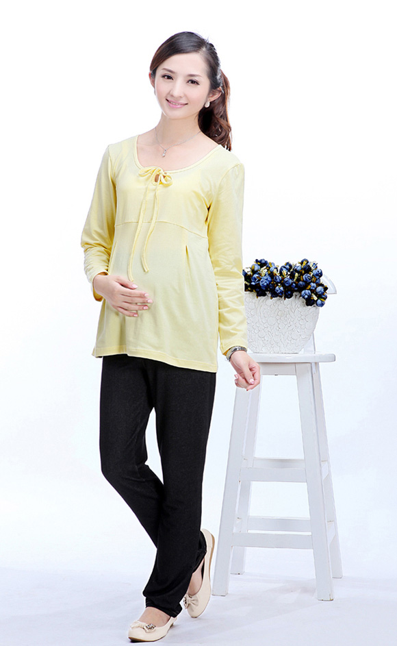 康福祿孕婦裝打底衫黑