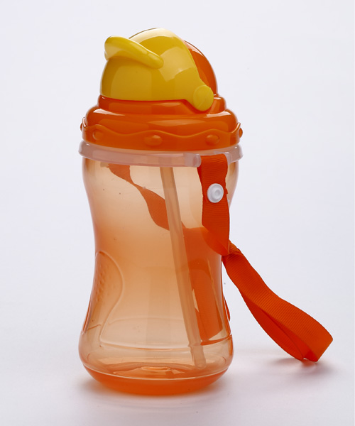 施貝樂橙色便捷學(xué)飲杯