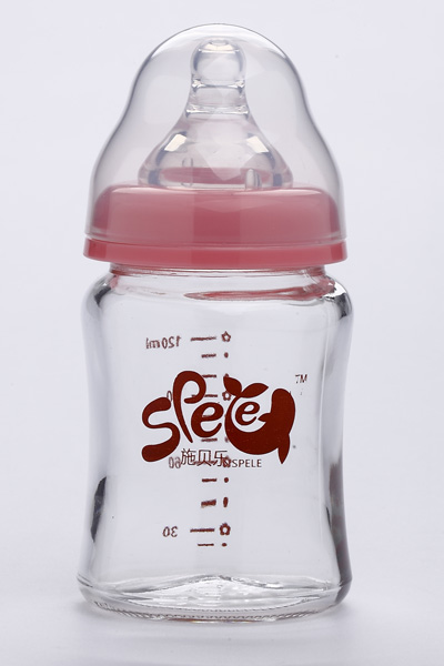 施貝樂弧形玻璃奶瓶120mlLKH08