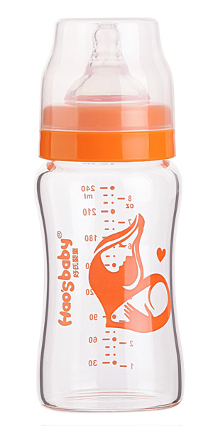 好氏嬰童標準口徑玻璃奶瓶240ml
