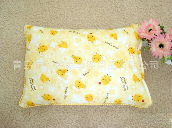 哈尼寶貝兒童枕黃