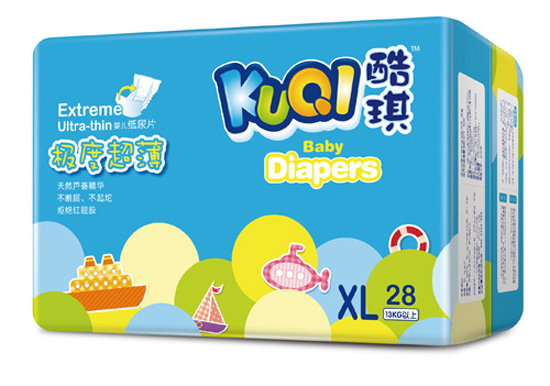酷琪超薄系列尿片XL碼
