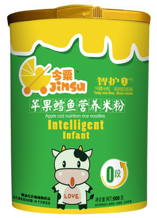 今粟蘋果鱈魚營養(yǎng)米粉0段500g