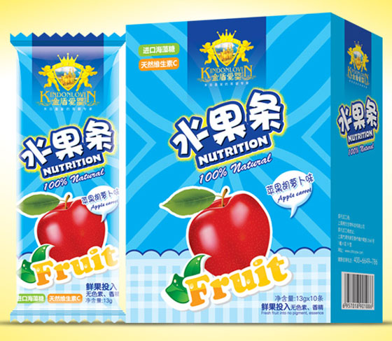金盾愛(ài)嬰蘋(píng)果胡蘿卜味水果條