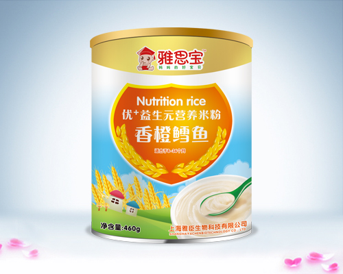 雅思寶香橙鱈魚優(yōu)+益生元營(yíng)養(yǎng)米粉