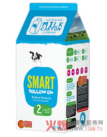 AMCC優(yōu)卡樂智能寶寶后續(xù)配方奶粉2段