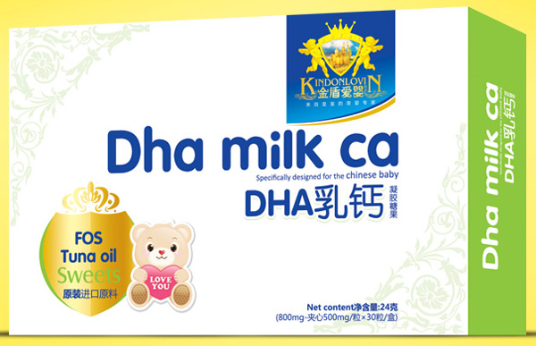 金盾愛(ài)嬰DHA乳鈣凝膠糖果