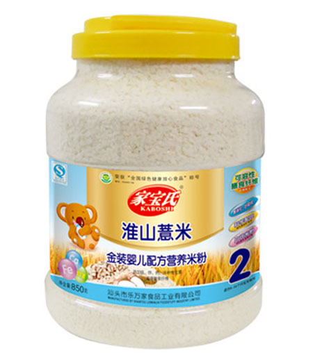 家寶氏淮山薏米營養(yǎng)米粉2段桶裝