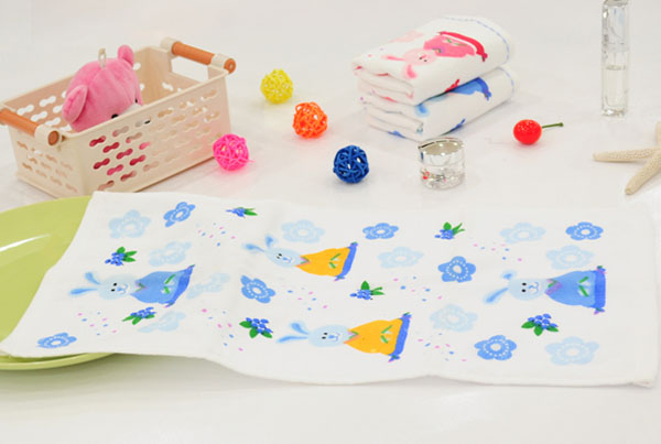 智陽(yáng)兒童卡通兔毛巾