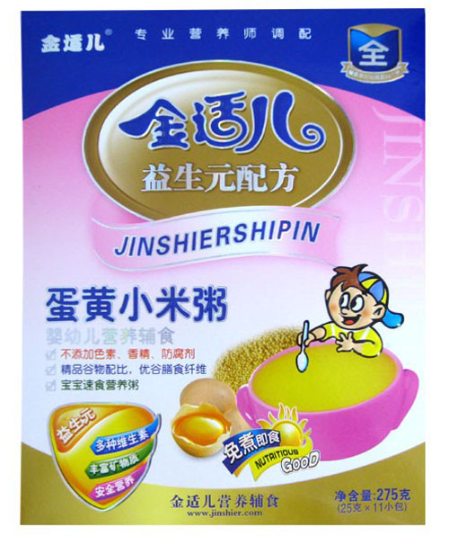 金適兒蛋黃小米粥275克