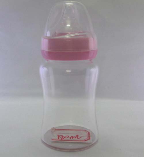 嬰兒寶180ML寬口徑腰形玻璃奶瓶