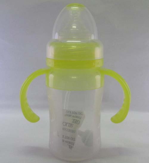 嬰兒寶150ML腰形寬口徑液體硅膠奶瓶