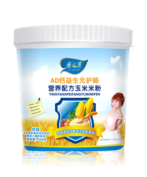 愛(ài)之藍(lán)AD鈣益生元護(hù)腸營(yíng)養(yǎng)配方玉米米粉