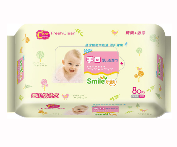 樂顏手口嬰兒柔濕巾不帶蓋