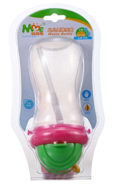 85006媽媽易嬰幼兒便攜水壺帶吊繩帶包裝