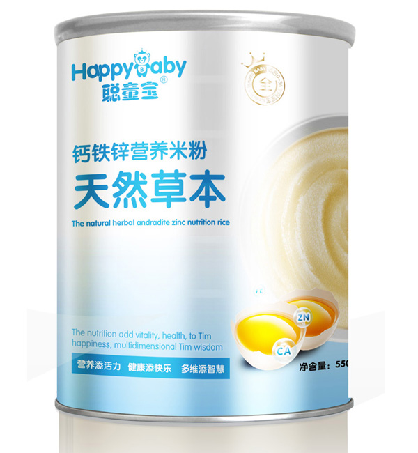 聰童寶天然草本鈣鐵鋅營養(yǎng)米粉