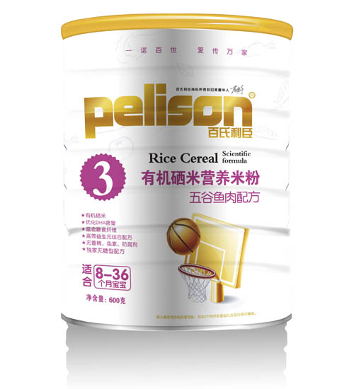 百氏利臣五谷魚(yú)肉配方有機(jī)硒營(yíng)養(yǎng)米粉