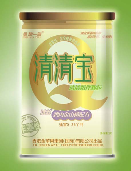 金蘋一族雞內金山楂配方清清寶