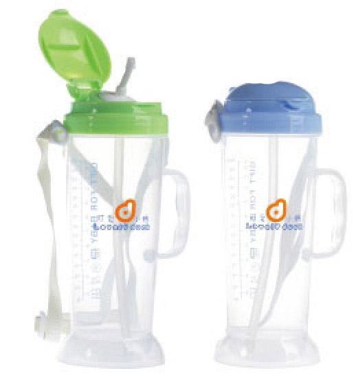 可愛(ài)小鴨吸管型幼兒水壺