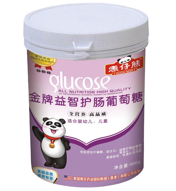 惠仔熊金牌益智護(hù)腸葡萄糖400克