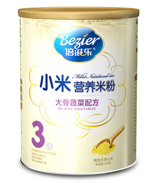 倍滋樂小米大骨蔬菜配方3段