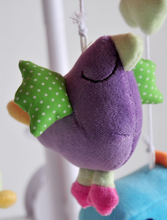 貝樂(lè)堡紫色小雞床鈴