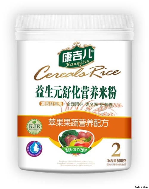 康吉兒益生元舒化營養(yǎng)米粉二段