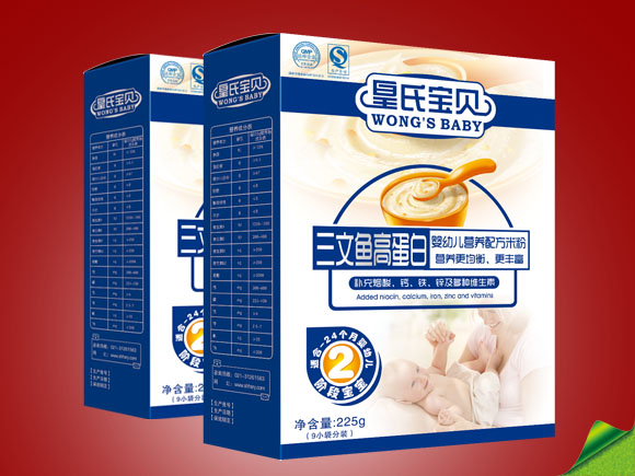 皇氏寶貝盒裝三文魚高蛋白營(yíng)養(yǎng)米粉2段