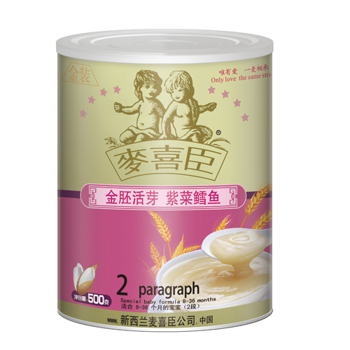 麥喜臣金胚活芽紫菜鱈魚米米粉(聽裝)