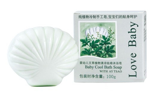 BB愛(ài)艾草植物清涼祛痱沐浴皂