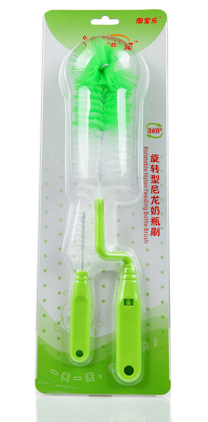 淘寶樂旋轉(zhuǎn)型尼龍奶瓶刷