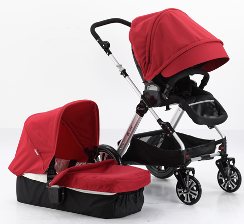 艾珈壹嬰兒推車(chē)大紅色