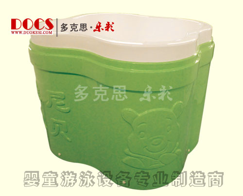 多克思樂(lè)彩嬰兒花瓣游泳池綠色