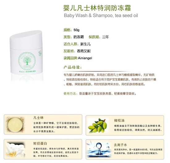 艾妮天使凡士林特潤防凍霜