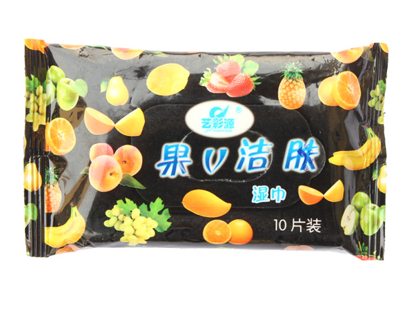 藝彩源果V潔膚濕巾