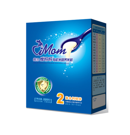 維媽媽盒裝營(yíng)養(yǎng)米粉2段螯合鈣鐵鋅