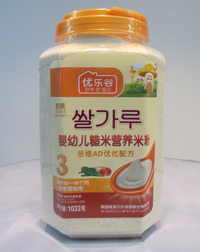 優(yōu)樂谷嬰兒營(yíng)養(yǎng)米粉3段