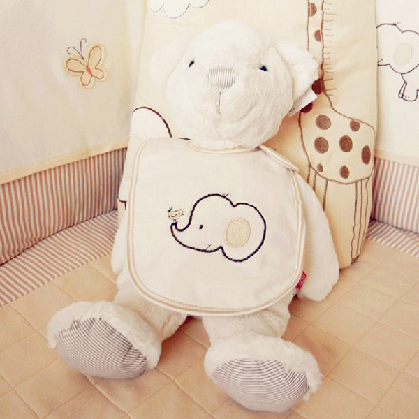 喜樂(lè)寶淺黃圍兜