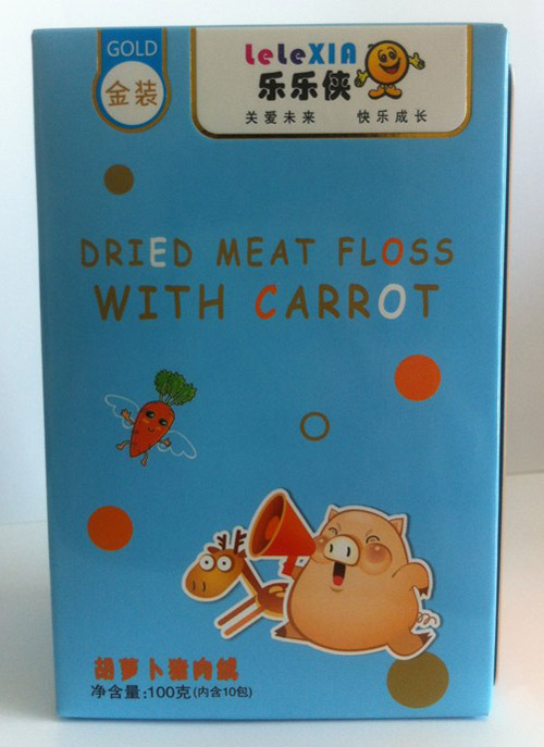 樂(lè)樂(lè)俠胡蘿卜豬肉絨100g